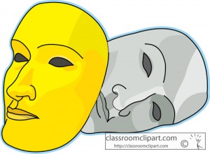 Theatre Masks Clipart